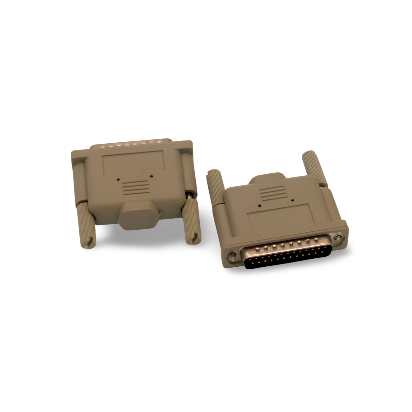 Lookbak Plug Parallel Loopback Tester Adapter Plug DB25 Male | SolutionCables.com